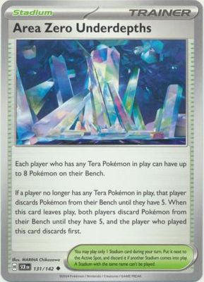 Area Zero Underdepths - 131/142 - Uncommon Scarlet &amp; Violet: Stellar Crown Singles