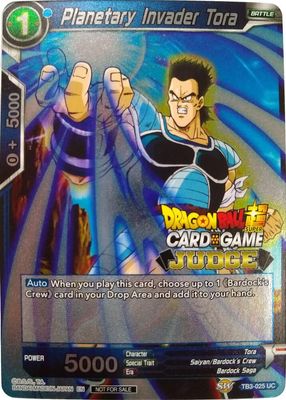 Planetary Invader Tora - Judge Promotion Cards (JPR) Judge Promotion Cards
