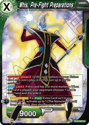 Whis, Pre-Fight Preparations - Realm of the Gods (DBS-B16) Realm of the Gods FOIL