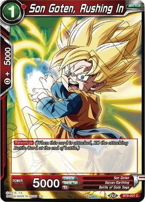 Son Goten, Rushing In - Malicious Machinations (DBS-B08) Malicious Machinations