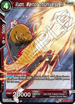 Vuon, Warrior of Universe 11 - Cross Spirits (DBS-B14) Cross Spirits