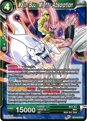 Majin Buu, Mighty Absorption - Cross Spirits (DBS-B14) Cross Spirits