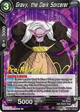 Gravy, the Dark Sorcerer - Rise of the Unison Warrior Pre-Release Cards (DBS-B10PRE) Rise of the Unison Warrior Pre-Release Cards