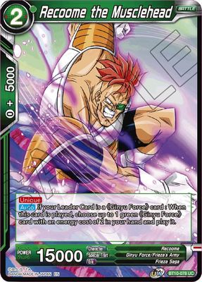 Recoome the Musclehead - Rise of the Unison Warrior (DBS-B10)