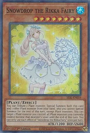 SH Snowdrop the Rikka Fairy - SESL-EN019 - Super Rare 1st Edition Secret Slayers Singles