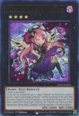 Ghostrick Angel of Mischief - RA01-EN036 - Ultra Rare 1st Edition 25th Anniversary Rarity Collection Singles