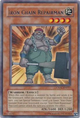 Iron Chain Repairman - CSOC-EN017 - Rare Unlimited Crossroads of Chaos [CSOC] Unlimited Singles