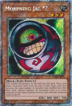 Morphing Jar #2 - RA03-EN100 - Platinum Secret Rare 1st Edition Quarter Century Bonanza 1st Edition Singles