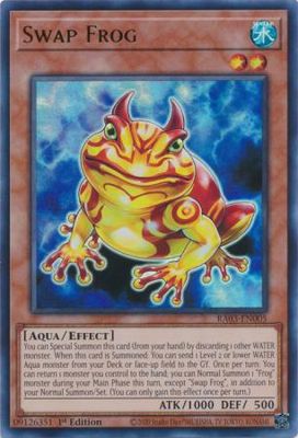 Swap Frog - RA03-EN005 - Ultra Rare 1st Edition Quarter Century Bonanza 1st Edition Singles