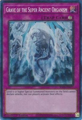 Grave of the Super Ancient Organism - RA03-EN077 - Collector&#39;s Rare 1st Edition Quarter Century Bonanza 1st Edition Singles
