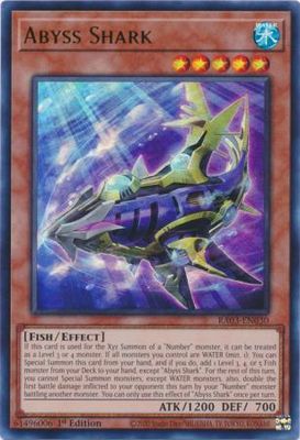Abyss Shark - RA03-EN030 - Ultra Rare 1st Edition Quarter Century Bonanza 1st Edition Singles