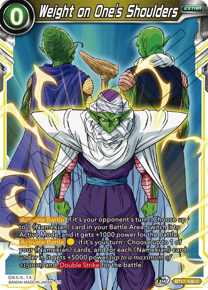 Weight on One&#39;s Shoulders - Ultimate Squad (DBS-B17) Ultimate Squad