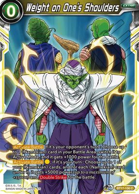 Weight on One&#39;s Shoulders - Ultimate Squad (DBS-B17) Ultimate Squad