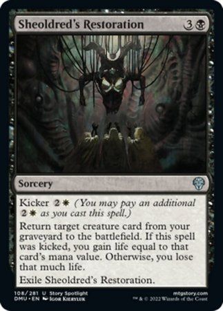 Sheoldred&#39;s Restoration 108/281 - Dominaria United Singles (Español)