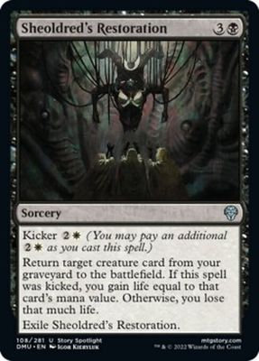 Sheoldred&#39;s Restoration 108/281 - Dominaria United Singles (Español)