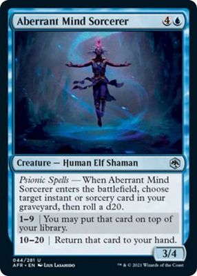 Aberrant Mind Sorcerer 044/281 Adventures in the Forgotten Realms Singles