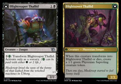 Blightreaper Thallid // Blightsower Thallid 0092 - March of the Machine Singles