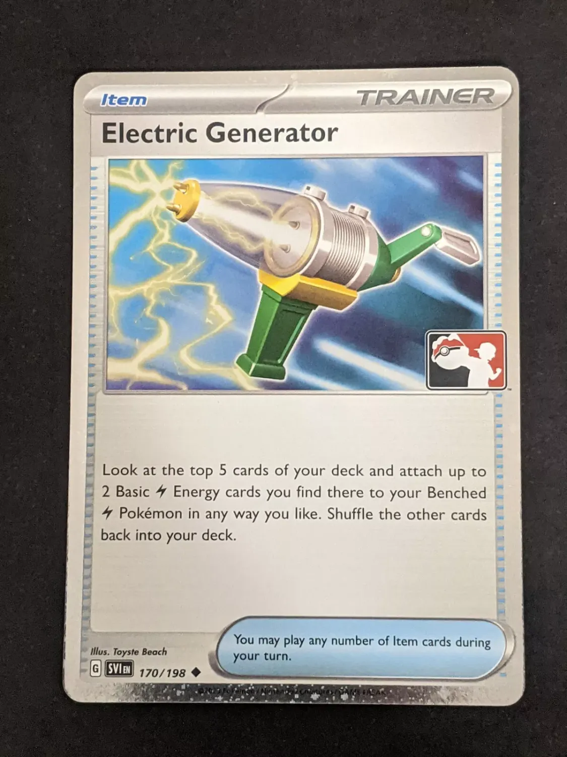 Electric Generator - 170/198 - Uncommon Scarlet &amp; Violet (Base Set) Singles (Español)- LEAGUE-