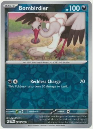 Bombirdier - 097/142 - Common Reverse Holo Scarlet &amp; Violet: Stellar Crown Reverse Singles