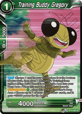 Training Buddy Gregory - Saiyan Showdown (DBS-B15) Saiyan Showdown