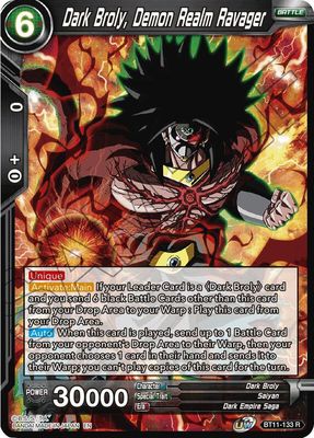 Dark Broly, Demon Realm Ravager - Vermilion Bloodline (DBS-B11) Vermilion Bloodline