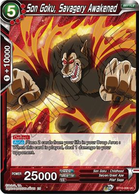 Son Goku, Savagery Awakened - Rise of the Unison Warrior (DBS-B10) Rise of the Unison Warrior-FOIL