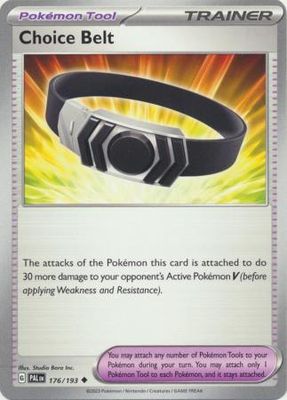 Choice Belt - 176/193 - Uncommon Scarlet &amp; Violet: Paldea Evolved Singles(Español)