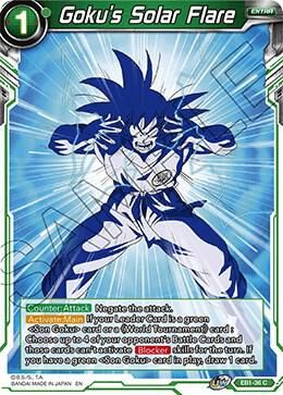 Goku&#39;s Solar Flare - Battle Evolution Booster (EB-01) Battle Evolution Booster