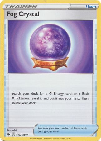 Fog Crystal - 140/198 - Uncommon Sword &amp; Shield: Chilling Reign Singles
