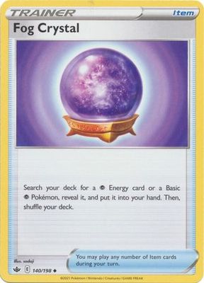 Fog Crystal - 140/198 - Uncommon Sword &amp; Shield: Chilling Reign Singles(Español) -LEAGUE-