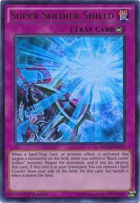 Super Soldier Shield - MP16-EN157 - Ultra Rare 1st Edition Yu-Gi-Oh! 2016 Mega-Tins 1st Edition Singles (espanol)