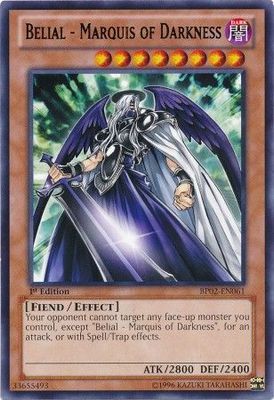 Belial - Marquis of Darkness - BP02-EN061 - Rare 1st Edition Battle Pack 2: War of the Giants 1st Edition Singles (espanol)