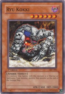 Ryu Kokki - IOC-090 - Common 1st Edition Invasion of Chaos [IOC] 1st Edition Singles