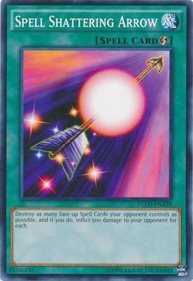 Spell Shattering Arrow - YGLD-ENA28 - Common Unlimited Yugi&#39;s Exodia Deck Unlimited (YGLD-ENA) (espanol)