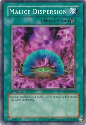 Malice Dispersion - RDS-EN048 - Common 1st Edition Rise of Destiny [RDS] 1st Edition Singles
