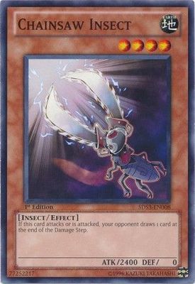 Chainsaw Insect - 5DS3-EN008 - Common 1st Edition Starter Deck: Duelist Toolbox 1st Edition Singles
