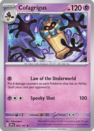 Cofagrigus - 083/191 - Holo Rare Scarlet &amp; Violet: Surging Sparks Singles