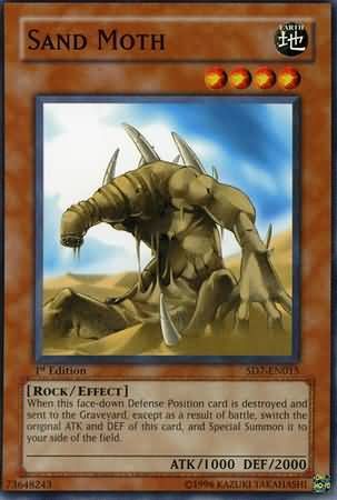 Sand Moth - SD7-EN015 - Common 1st Edition Structure Deck: Invincible Fortress [SD7] 1st Edition Singles