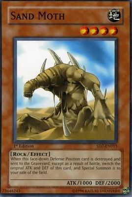 Sand Moth - SD7-EN015 - Common 1st Edition Structure Deck: Invincible Fortress [SD7] 1st Edition Singles