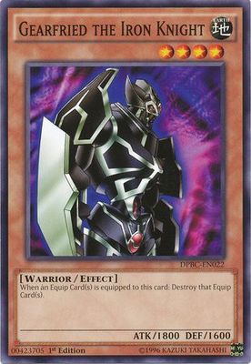 Gearfried The Iron Knight - DPBC-EN022 - Common 1st Edition Duelist Pack: Battle City Singles