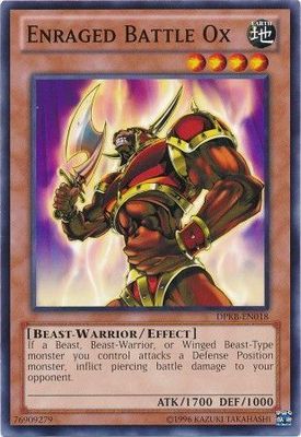 Enraged Battle Ox - DPKB-EN018 - Common Unlimited Duelist Pack: Kaiba Unlimited Singles
