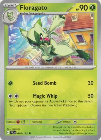 Floragato - 014/193 - Uncommon Scarlet &amp; Violet: Paldea Evolved Singles
