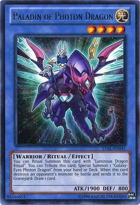 Paladin of Photon Dragon - LVAL-EN045 - Rare Unlimited Legacy of the Valiant Unlimited Single