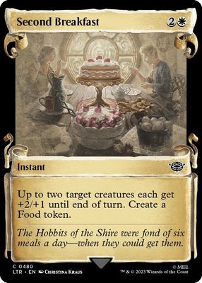 Second Breakfast (Showcase Scrolls) - Universes Beyond: The Lord of the Rings: Tales of Middle-earth (LTR)-FOIL