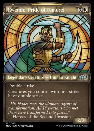 Kwende, Pride of Femeref 0005 Showcase March of the Machine Multiverse Legend Singles (Español)