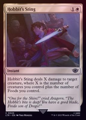 Hobbit&#39;s Sting 0020 - Foil The Lord of the Rings: Tales of Middle-Earth Foil Singles