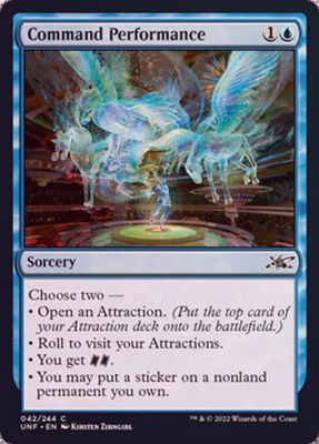 Command Performance 042/244 - Foil Unfinity Foil Singles