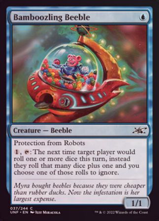 Bamboozling Beeble 037/244 - Foil Unfinity Foil Singles