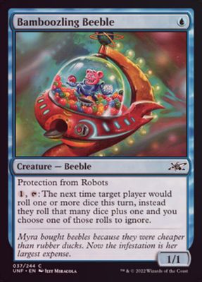 Bamboozling Beeble 037/244 - Foil Unfinity Foil Singles