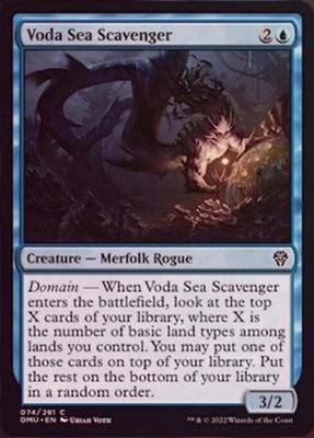Voda Sea Scavenger 074/281 - Foil Dominaria United Foil Singles